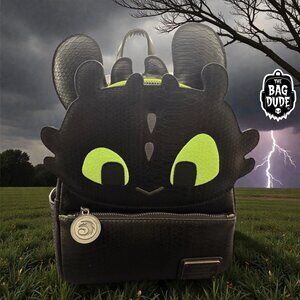 Loungefly Universal How to Train Your Dragon Toothless Cosplay Mini Backpack